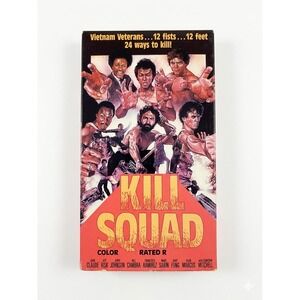 Kill Squad VHS (1981)Kung Fu Martial Arts Color 12 Fists 12 Feet 24 Ways to Kill